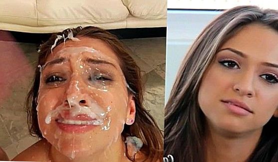 Буккаке: Melissa Moore трахается с любовником на глазах парня, порно видео